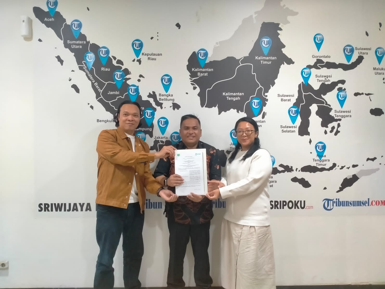Kominfo Muba Jalin Keberlanjutan Kerjasama Publikasi Dengan Sripo /Tribun Sumsel