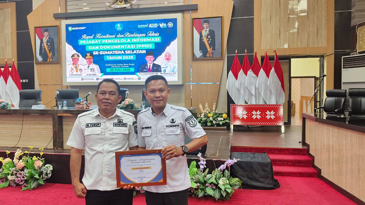 Layanan Informasi Unggul Muba Raih SLIP Award 2025